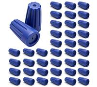 150 tuercas de alambre impermeables 12AWG-22AWG, conectores eléctricos azules, conectores de cable para exteriores, tuercas de alambre de silicona, instalación en lugares húmedos