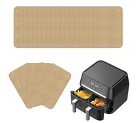 150 unidades de papel de horno Air Fryer, 20,5 x 14 cm, papel de horno reutilizable para freidora de aire caliente, papel para hornear con ninja AF300EU AF400EU AF400EU