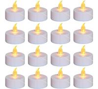 150 velas de té LED sin llama, funcionan con pilas, realistas, brillantes, parpadeantes, velas de té eléctricas, lata de larga duración, 200 horas, bodas, fiestas, festivales, decoración de color