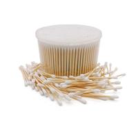 1500 bastoncillos de algod n de bamb natural, org nicos y biodegradables.