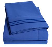 1500 COLECCIN SUPREME RV SHOETS Corto Queen Set Royal Blue - Cortes de cama de reina cortas para RV Camper Mattress 1500 Supreme Collection Soft Sof