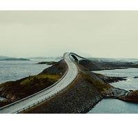 1500 Piezas Puzzle,Rompecabezas de Niños Adolescente - Carretera Puente Agua 87x57cm
