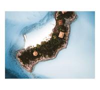 1500 Piezas Puzzles para Adultos-Isla,Océano,Vista Aérea,Agua,Trópicos 87x57cm