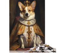 1500 Rompecabezas de Corgi para Adultos, Juegos antiestrés para niños y Adultos (85 x 57 cm)