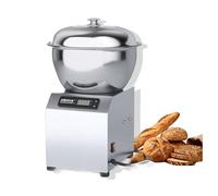 1500 Rpm Amasadora Para Pan 8kg De Acero Inoxidable Alimentario Con Tapa De Vidrio, Máquina Amasadora Para Uso Comercial