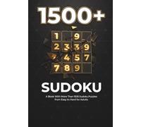 1500+ Sudoku Puzzles Easy to Hard for Adults