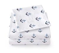 1500 Supreme colección de sábanas para niños, Divertidos y cómodos Juegos de sábanas para niños y niñas, Bolsillo Profundo, Ropa de Cama Suave y acogedora, tamaño Individual XL, Ancla