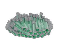 1500 Uds resina epoxi 1:1 boquilla mezcladora adhesivos mezclador estático pegamento AB cuadrados de tubo mezclado boquilla mezcladora estática for pegamento AB 50ml 1:1