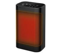 1500W calefactor,70°Oscilación Calefactor Ceramico,Calefactor con Termostato Portátil,Temporizador de 12H,Control Remoto,Protección Contra Sobrecalentamiento y Vuelco,para Oficina Dormitorio Casa