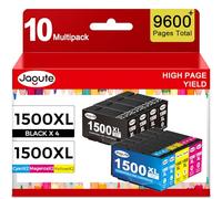 1500XL Cartuchos Tinta Compatible Canon PGI 1500XL para Canon Maxify MB2000 MB2050 MB2150 MB2155 MB2300 MB2350 MB2750 MB2755 Multipack (4 Negro,2 Cian,2 Magenta,2 Amarillo)