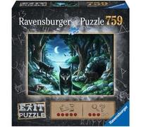 Ravensburger- Puzzle de 759 Piezas de Lobo Exit - entusiastas a Partir de 12 años Wolf, Color 1. (15028)