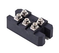 150A, Rectificador de Puente de Diodo Trifásico 1600V MDS150-16 Convertidor de Corriente Eléctrica de Cobre para Entrada del Inversor PWM, Carga de Batería y Portátil, Fácil de