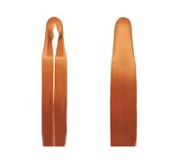 150cm/59 Inches Long Straight Wigs with Bangs Women's Costume Wigs Synthetic Heat Resistant Hairpieces Cosplay Wig for Halloween Party (Orange) - DSW