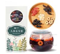 150g de té de cinco tesoros té de hierbas naturales Ecología Gouqi Hongzao Huangjingrenshen
