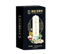 150g De Tee De Hierbas Renseng Cinco Tesoros Tea Original Chino Perfumado Tee De Riñón Con Flores Secas Tea De Flores Orgánico Natural Alimento Verde Sin Aditivos Sopa Nutritiva