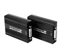 150M DVI - Extensor de red RJ45 compatible con 1080P HD, transmisor, receptor, fuente de alimentación POE, enchufe europeo