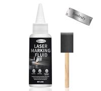 150ml Fluido per Marcatura Laser, Spray per Marcatura Laser, Polvo de Marcado Láser para Marcar Metal, Secado Rápido, Adecuado para Grabado Láser y Marcado de Metales