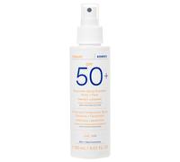 KORRES YOGHURT - Emulsión solar para rostro y cuerpo SPF50+ de absorción rápida, hidratante, resistente al agua, 150 ml