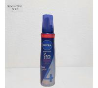 NIVEA Espuma de cuidado y fijación extra fuerte (150 ml), con pantenol y vitamina B3, espuma voluminizadora para peinados flexibles con duración 24 horas.