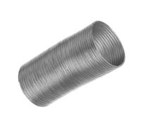 Ø 150mm Conducto de Aire Flexible para Campana Extractora, Aire Acondicionado, Extractor, Secadora - Manguera de Escape Semirrígida de 1.5m - Conductos de Ventilación - Aluminio