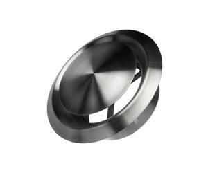 Ø 150mm Difusor de la Ventilación y Extracción de Aire - Válvula de Disco Regulada - Rejilla de Ventilación Redonda de Metal - Acero Inoxidable
