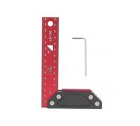 150mm Double 45 Degree Woodworking Angle Ruler L Measurements Ruler for Carpenters Measuring and Marking