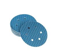 150mm Papel de Lija, 30pcs Discos de Lijado Excéntricos, Almohadillas de Lijado de 6 Agujeros Grano 60, Abrasivo Resistente a la Obstrucción para Lijadora Excéntrica y Lijadora Orbital