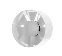 EUROPLAST Ø 150mm Ventilador de Conducto Domestico Con Temporizador - Ventilador de Tubo - Plástico - Blanco