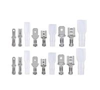 150PCS 2.8mm 4.8mm 6.3mm Insulated Spade Wire Connectors Female & Male Crimp Terminal Set Electrical Cable Crimp Terminal(2.8mm)