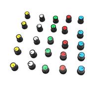 150pcs 6 mm eje acanalado Grip Control de Potenciómetro botón de volumen