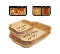 150pcs Disposable Air Fryer Liners Suitable for Ninja Foodi DZ071 7-QT/11-QT/ Instant QT DualZone FlexBasket & 50Pcs Paper for Megazone