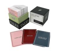 150Pcs Life Story Interview Kit Cards Tales Life Interview Kit for Family Game