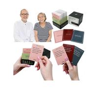 150pcs Life Story Interview Kit Cards - Tales Life Story Interview Kit- Get to Know Parents and Grandparents for Family Game Night with Curated Questi