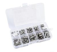 150pcs M3-M8 Helicoil Kit 304 Stainless Steel Inserts | 150pcs 304 stainless steel, para m3-M8 sizes, 1.5D and 3D lengths, prevents stripping, boosts strength