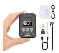 150PSI mini Bomba Bicicleta, YOUNGDO inflador electrico con Manómetro Digital, Función Auto Stop Tipo-C Bomba de Aire Eléctrica para Bicicleta con Válvula Presta y Schrader para Bicicleta, Moto, Balón