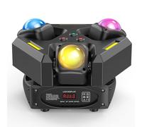 150W Cabeza Móvil LED RGBW Spot Beam Proyector de escenario luz estroboscópica Luces de Fiesta para discoteca, bar, club, boda, Navidad