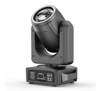 150W Cabeza Móvil Luces de DJ, 18 prismas giratorios, iluminación de escenario, 8 gobos con DMX512 maestro-esclavo y modos activados por sonido para eventos, fiestas