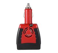 150W inversor de Corriente para autom¨®vil, DC 12V a CA 220V Convertidor de autom¨®vil Cargador de Carga 2.1A Puertos de Carga USB para Port¨¢Tiles