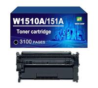 151A W1510A Cartucho De Tóner Compatible con Impresoras para HP 4103fdw, 4103fdn, 4003dw Y 4003dn. Tóner De Alto Rendimiento (3100 Páginas),151A-1 Pack