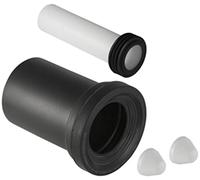 Juego de conexión Geberit para inodoro suspendido longitud 18,5 cm - Cromado mate