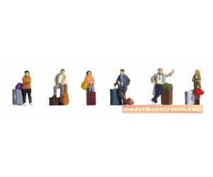15217 Noch Ho Personajes Viajeros Con Maletas Escala 1:87