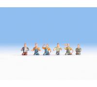15244 Noch HO 6 Personajes Conductores Camiones Furgones Y Otro Escala 1:87