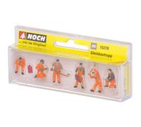 15276 Noch HO Set 6 Trabajadores En Línea Ferroviaria Escala 1:87