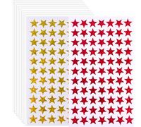 1540 Count Small Gold Foil Star Stickers, Star Sticker, Mini Teacher Reward Stickers, Reward Chart und Scrapbooking in School and Office, 0,5 pulgadas de diámetro estrellas para recompensas