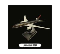 (155.JORDAN B787)Scale 1:400 Metal Aircraft Replica Emirates Airlines A380 B777 Airplane Diecast Model Aviation Plane Collectible Toys for Boys