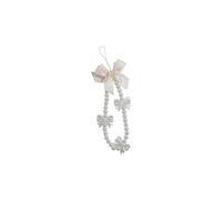 1551cm Phone Charms Strap,Pink Cute Phone Charms Aesthetic Love Phone Chain Girl Beaded Phone Strap Pearl Beaded Phone Lanyard Jewelry(pearl butterfly