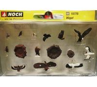 15775 Noch HO Conf. 12 Aves Variadas Con 3 Nidos Escala 1:87