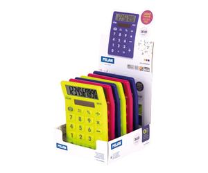 159906ACD calculadora Escritorio Calculadora básica Azul, Rosa, Amarillo