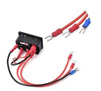 15A Enchufe Conector Interruptor Enchufe Alimentación,Módulo de Entrada Enchufe del Interruptor para Impresora 3D, Fusible de 5A, Enchufe Tipo U