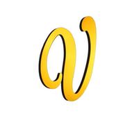 15CM Pegatinas De Letras De, Letras Adhesivas, Señales De Dirección